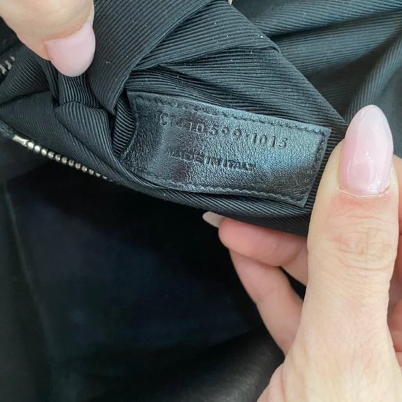 Authentic Saint Laurent Black Fringe Rive Gauche Cabas - Picture 11 of 14